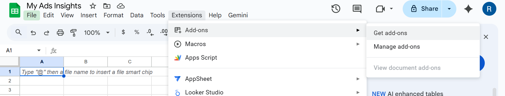 Go to the Google Workspace Marketplace. Image by Author. 